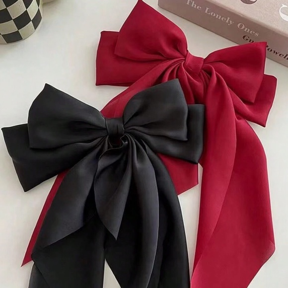 Elegant Large Size Bow Hair Clip - Picture 5 of 7